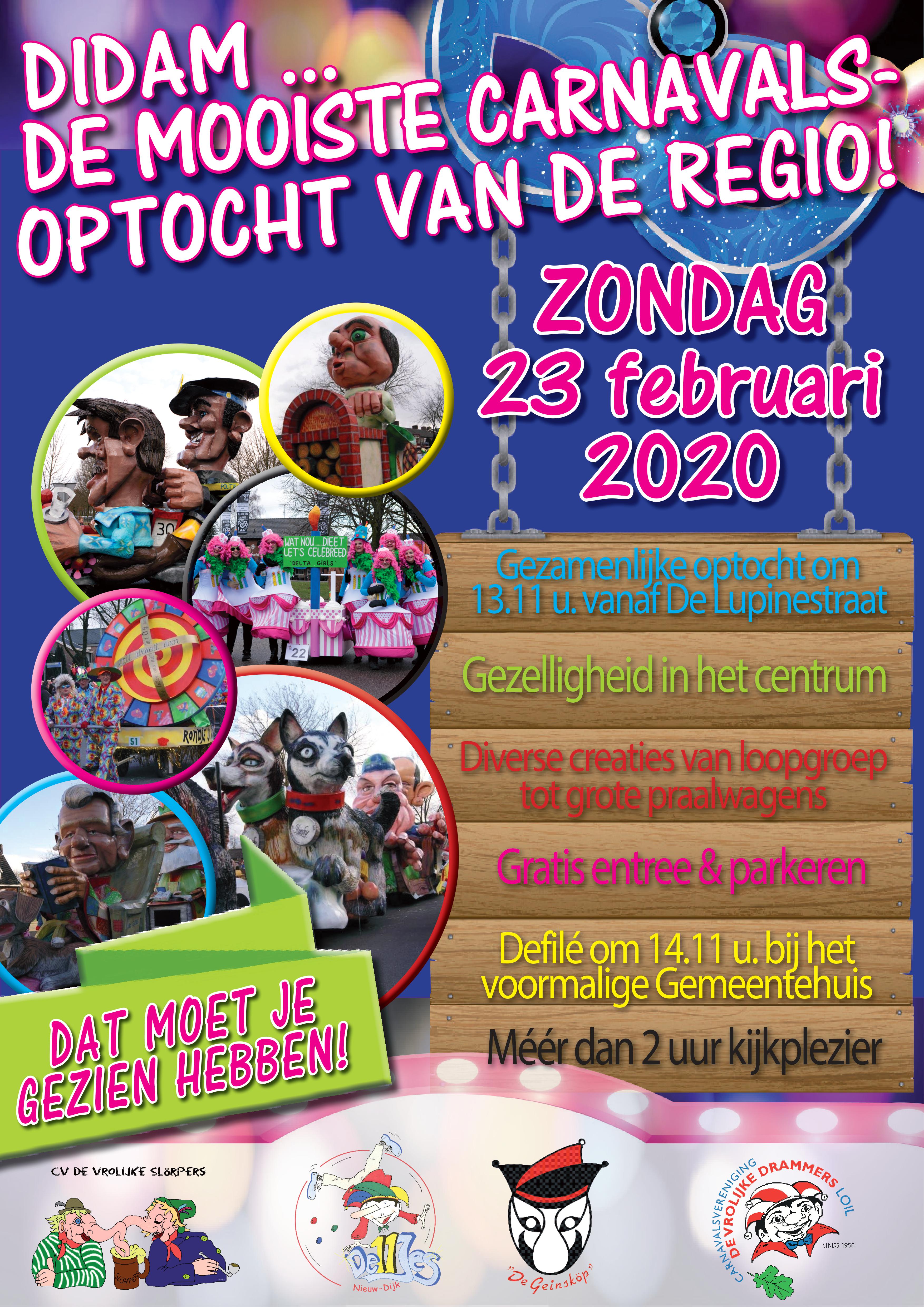 Pamflet Gezamenlijke optocht 2020 Pamflet Gezamenlijke optocht 2020